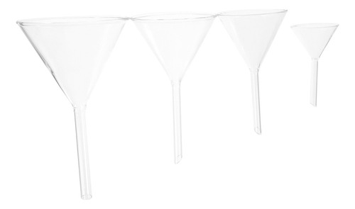 Juego De Embudos De Vidrio Glassware Laboratory, Tarros De C