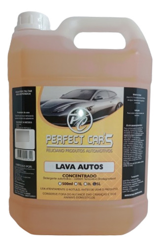 Shampoo Concentrado 5l Estética Lava Rápido Perfect Cars