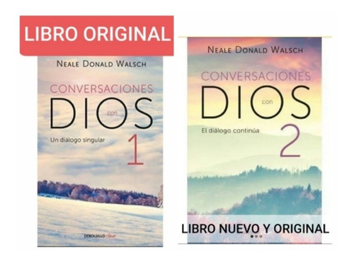 Conversaciones Con Dios #1  Y #2( Libros Nuevos Y Originales