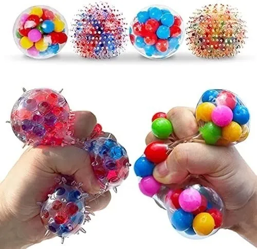 4 Pelota antiestrés, Squishy Fidget Toy, antiestres niños Bola, Pelotas  sensoriales, Pelota antiestres Adultos, Bola antiestres, Anti Estrés Bolas,  Juguetes Antiestres para Alivia el Estrés : : Juguetes y juegos