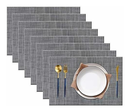 Pigchcy Placemats Lavables Vinyl Placemats Fácil De D59tj