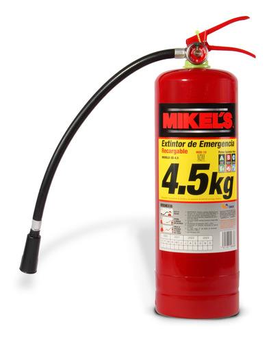 Extintor Abc Recargable 4.5 Kg Mikel´s