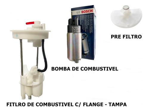 Bomba Combustivel + Filtro New Civic 1.8 2006 2007 Gas