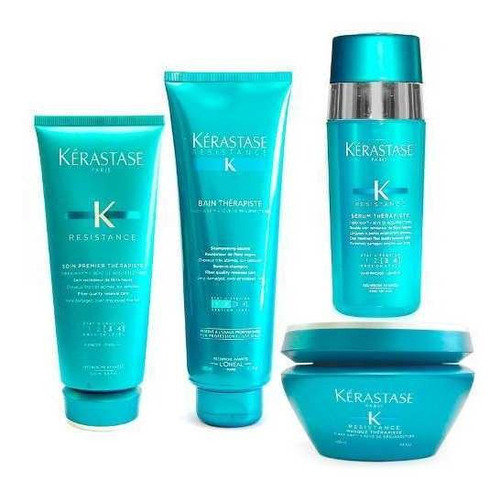 Kit Kerastase Therapiste Pre + Shampoo + Mascara + Serum