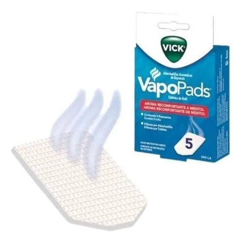 Vick Vapopads Vaporizador Repuestos Aroma A Mentol 5un