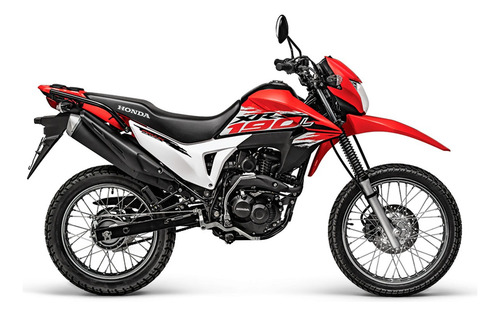 Honda Xr 190 0km 2025 Enduro Cross Rojo Negro Xr190