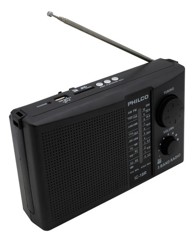 Radio Philco Ic 18-r Multibandas Recargable