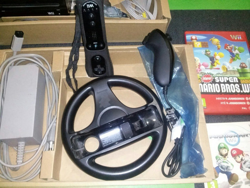 Wii Mario Bross Negra Edicion Limitada.