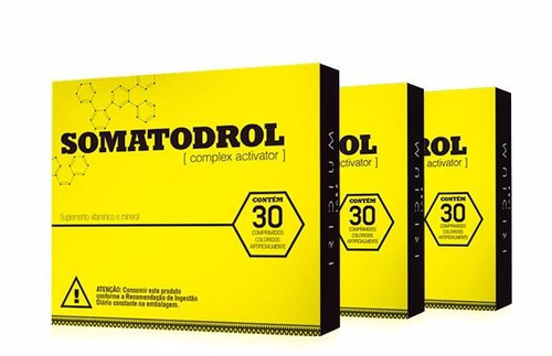 Somatodrol - Hgh - Original 30 Capsulas Black Pronta Entrega
