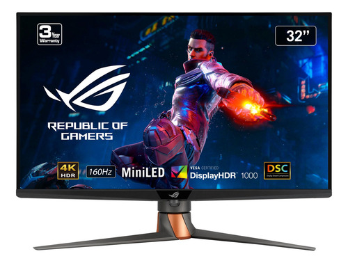 Monitor Asus Rog Swift Pg32uqxr Led 32 , 160hz, 4k Ultra Hd