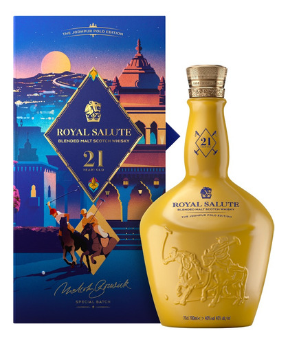 Whisky Royal Salute 21 Años 750ml ( Jodhpur Polo Edition ) 