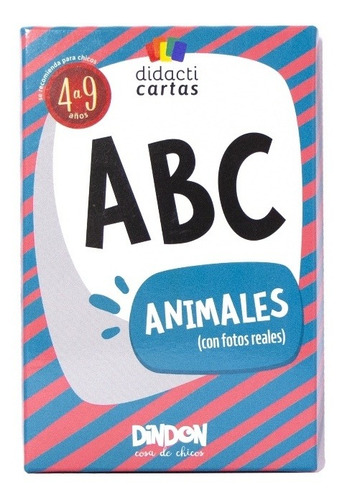 Imagen 2 de 10 de Cartas Didácticas Infantiles Con El Abecedario Y Animales