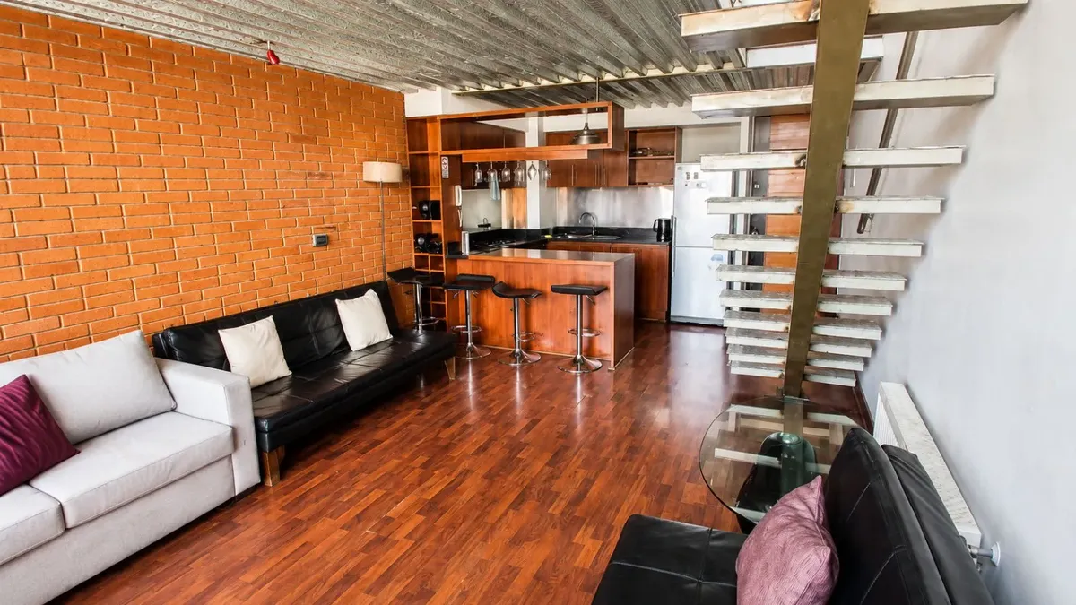 Imagen 2 de 15 de Loft Metro Manuel Montt. Apto Airbnb