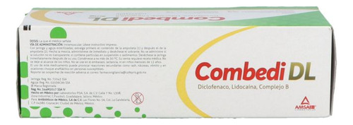 Combedi Dl Solución Inyectable 5 Mg Caja Con 6 Ampolletas