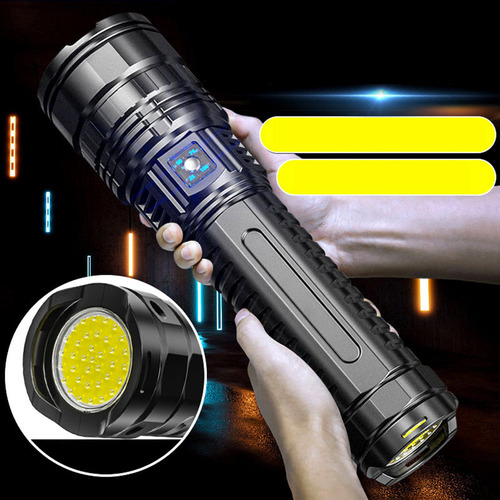 Linterna Led 20w Usb 5400mah Luz De Antorcha Al Aire Libre