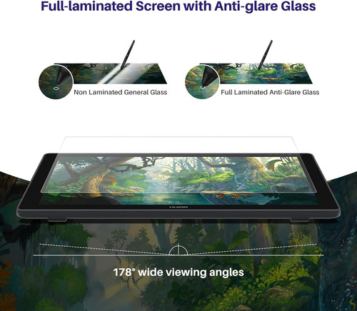 Huion Kamvas 24 Plus 2.5k Qhd Tableta De Dibujo Gráfico