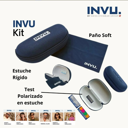 Imagen 7 de 8 de Lentes De Sol Mujer Invu T1006 Ultra Polarizados Uv400