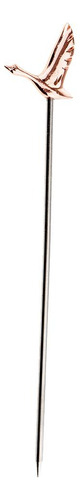 6 Piezas De Material Acero Swizzle Sticks Bar Cafe Cóctel