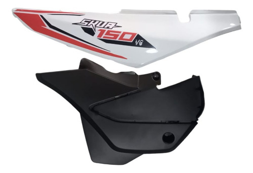 Cacha Izquierda Trasera Rojo Motomel Skua 150 V6 Motovega