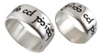 Comprar Alianzas-anillos Señor De Los Anillos Plata Personalizados