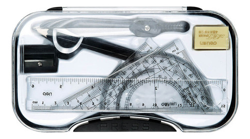 Juego De Brújulas De Precisión Compass Ruler, 8 Unidades