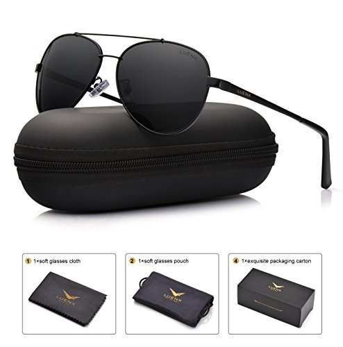 Gafas De Sol Aviator Para Hombre Luenx Protección Polarizad