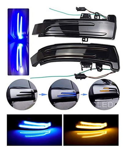 - Luces Intermitentes Secuenciales Con Espejo Lateral Led
