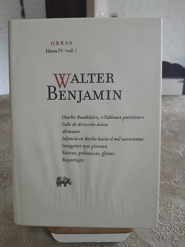 Walter Benjamin Obras Completas Libro Iv / Vol L