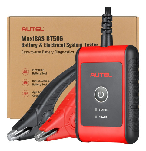Teste De Bateria Autel Maxybas Bt506 Testador Scanner