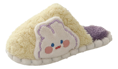 Peluda Zapato Dormitorio Pantufla Calida Cordon 3