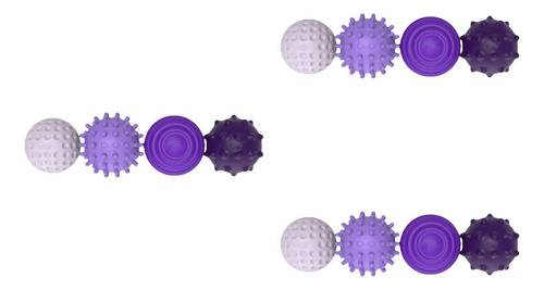 Juego De 12 Pelotas Sensoriales 3d Para Niños Y Violeta