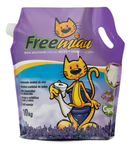 Freemiau Arena Para Gato Freemiau  Lavanda 10kg