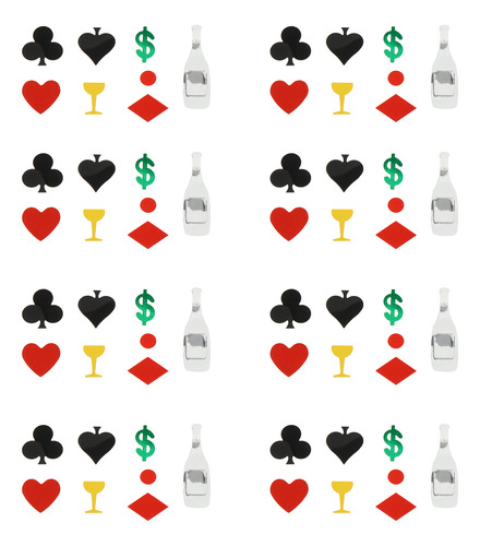 Suministros De Confeti Decor Poker Confeti Para Fiestas