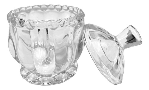 Bomboniere Potiche Vidro 170ml Design Clássico Sofisticado Cor Serranilha