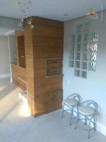 Imagem 3 de 30 de Vendo Apartamento Garden Na Rua Vitor Hugo, Apartamento Com 100,00 M², Dois Dormitórios, Suíte E Duas Vagas De Garagem - Gd0008