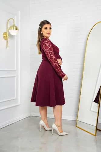 Vestido de hotsell festa midi rodado
