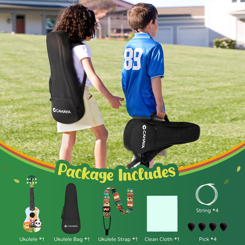 Kit Ukelele Soprano 21 Pulgadas Dibujos Animados Para Princi