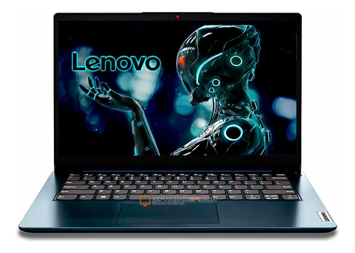 Portátil Lenovo 14 Intel I5-1235u Ram 8gb  256gb Ssd Blue