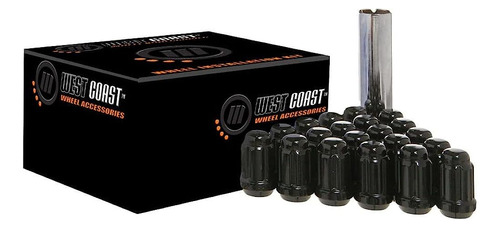 14x1.5 Bulge Acorn Spline Lug Nuts 1.38  6 Lug Install Kit B