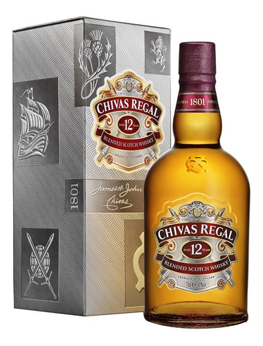 Whisky Chivas Regal 12 Años 1 Litro Garantizado 