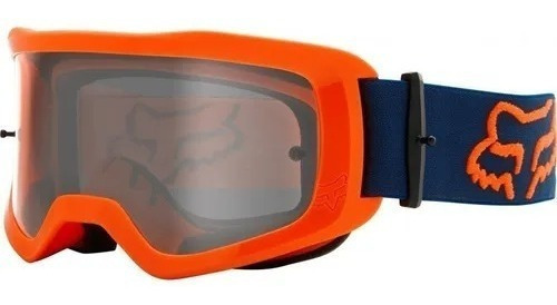 Óculos Fox Mx Main Stray  Goggle Transparente  Laranja 