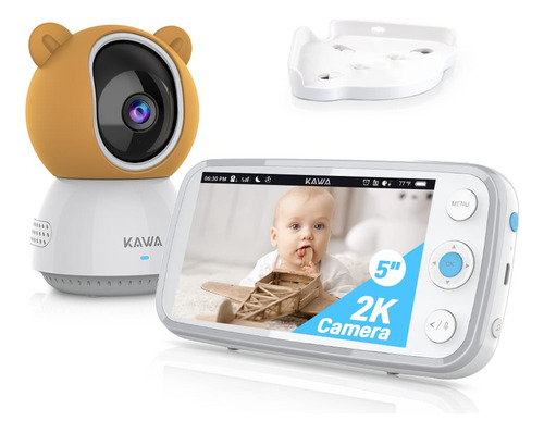 Cámara Inálambrica Y Monitor Baby - Kawa S7 2k 360º  