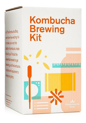 Kombucha Brewing Kit Con Kombucha Orgánica Scoby. Incluye Un