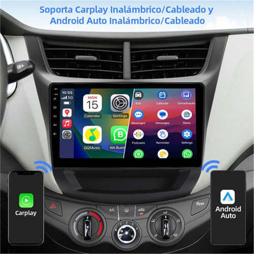 Estéreo 4+64g 4k Para Chevrolet Aveo 2018-2022 Wifi6 Rds Gps