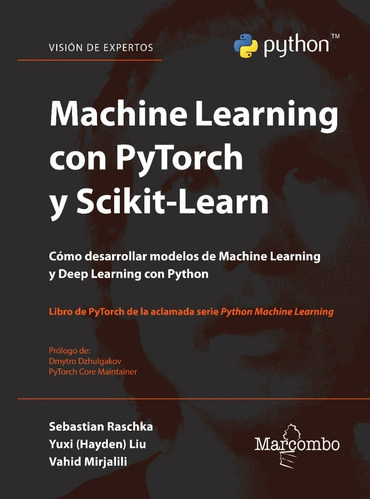 Libro Machine Learning Con Pytorch Y Scikit-learn