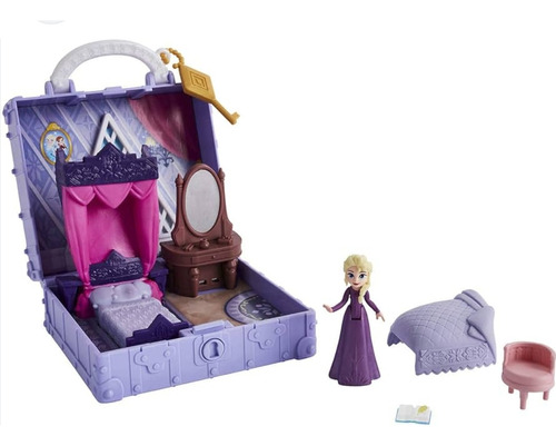 Mini Maleta Con Habitación De Elsa, Pop Adventures Hasbro 