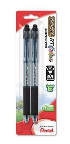 Pentel Rsvp Rt Colors Bolígrafo Retráctil, Línea Med, Barril