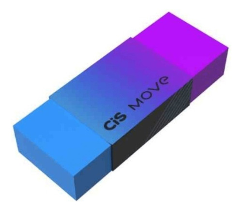 Kit Lapiseira E Caneta Move 0.7mm Azul/roxo Borracha Grafite