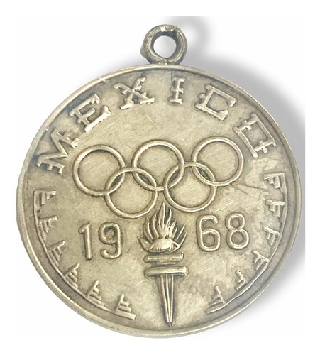 Medalla Olimpiadas México 1968 De Plata Calendario Azteca
