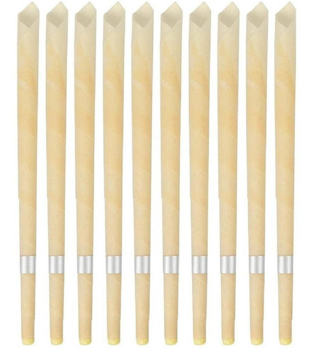 Vela eliminadora de cera para orejas con forma de cono de paja china